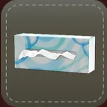立体シール：箱ティッシュ