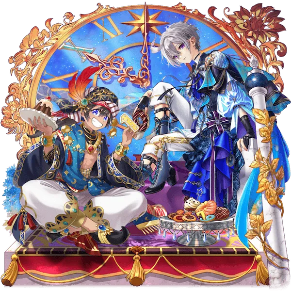 オセロニアの［友と祝う時］エンデガ＆アラジンの画像