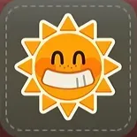 シール：太陽画像