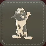 立体シール：ぺたわんこ（フレンチブルドッグ）