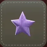 立体シール：スター（パープル）画像