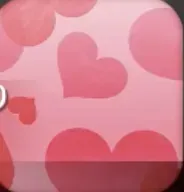 ベースカラー：ハート柄（ピンク）