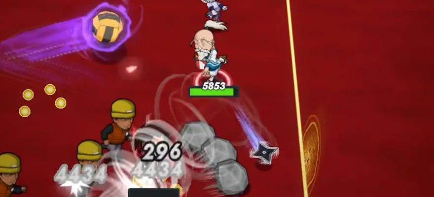 周回しながら逃げる