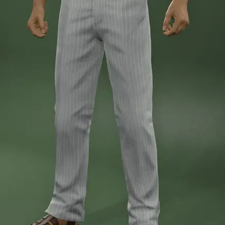 スラックス（白ストライプ）