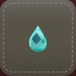 立体シール：しずく（スカイブルー）画像