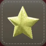 立体シール：スター（イエロー）