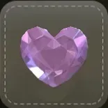 ラインストーン：ハートストーン画像
