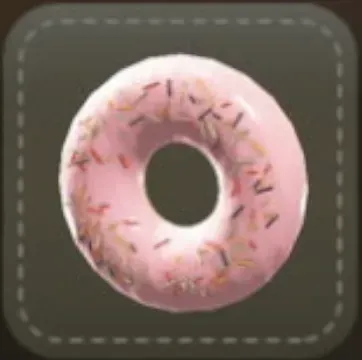 ストラップ：ドーナツ（いちご）画像