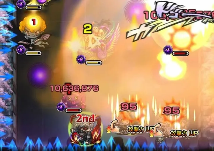 フォトン発動でバフを受け取る