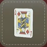 立体シール：トランプ（J）