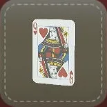 立体シール：トランプ（Q）