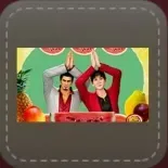 シール：アッコさんとのプリクル画像