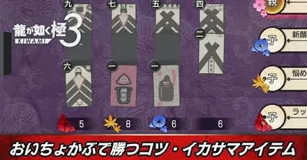 おいちょかぶで勝つコツ・イカサマアイテム