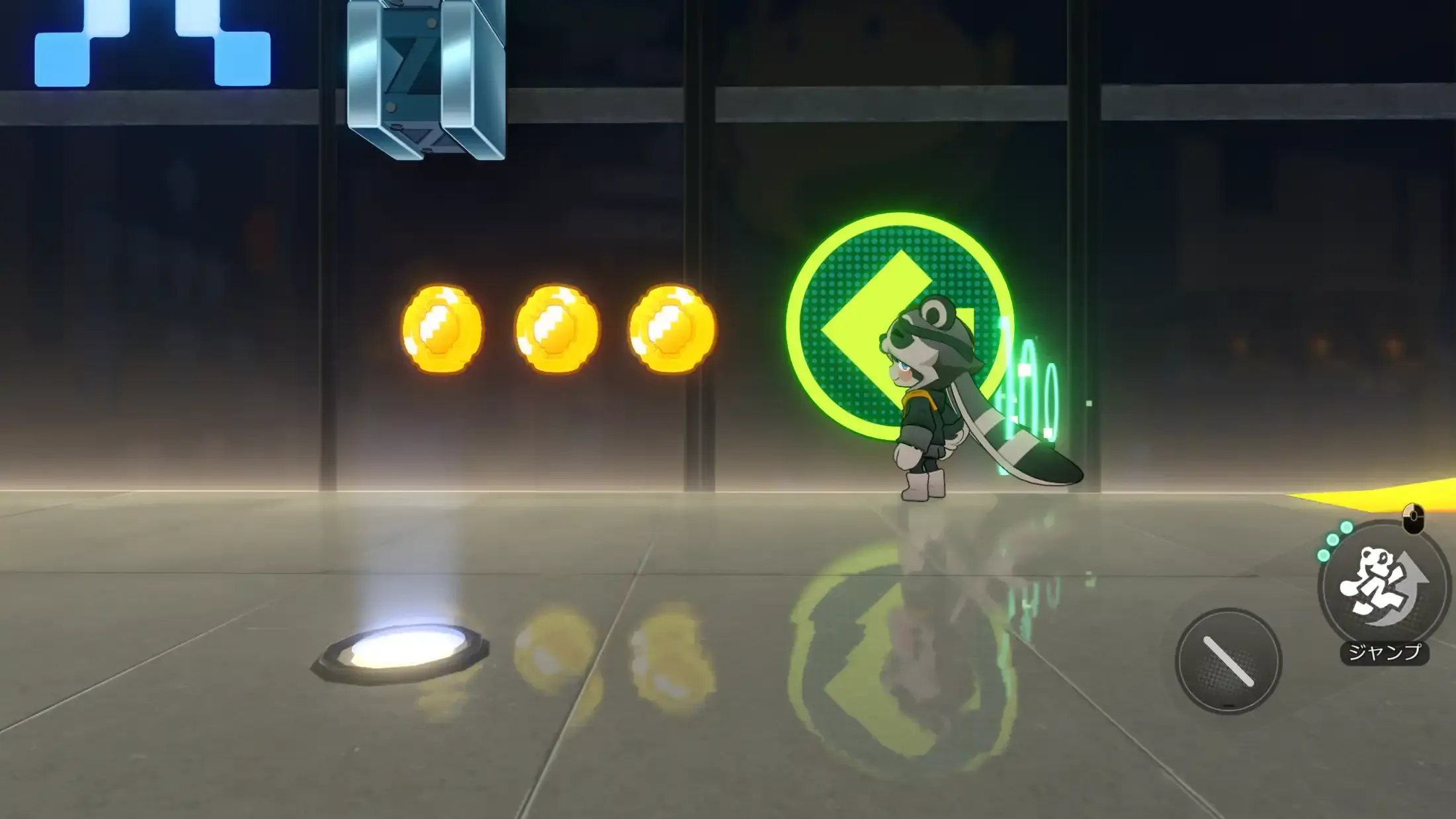 ピクセルコイン二次元ジャンプ内