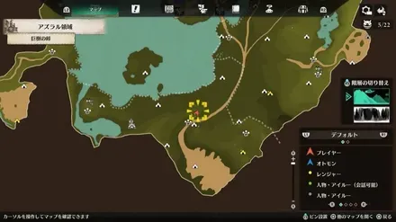 宝箱10のマップ