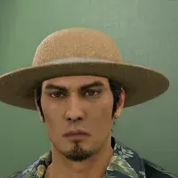 麦わら帽子（丸形）画像