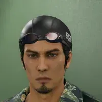 水泳帽子（ゴーグル有り）画像