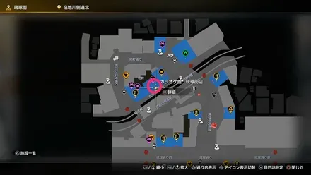 琉球街のカラオケの場所