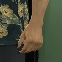 ネイル（黒）画像