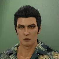 濃いメイク（髭なし）画像