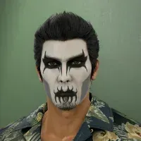 デスメタルメイク画像