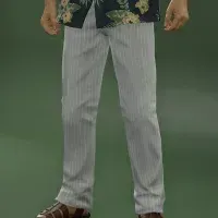 スラックス（白ストライプ）画像