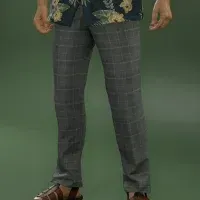 スラックス（チェック）画像