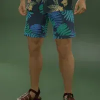 アロハパンツ（シダ）画像