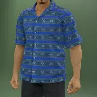 かりゆしウェア（八重山ミンサー）画像