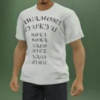 Tシャツ（英字）画像