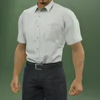 半袖ワイシャツ（無地）画像