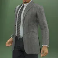 スーツ（ストライプ）画像