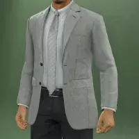 スーツ（ノイズ調）画像