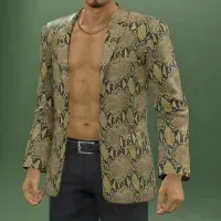 蛇柄ジャケット画像
