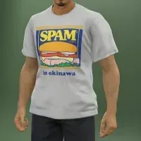 SPAM®︎Tシャツ 白画像