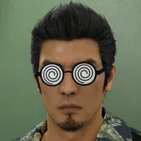 ぐるぐる眼鏡画像