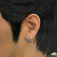 ビーズ＆フープピアス画像