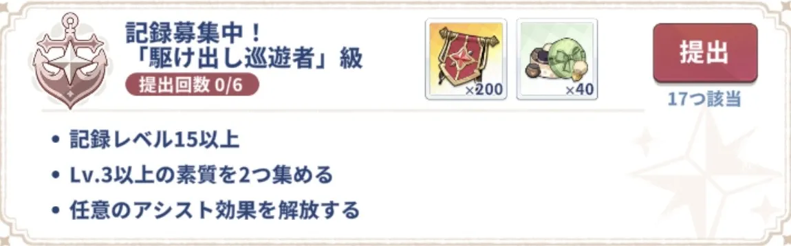 駆け出し巡遊者