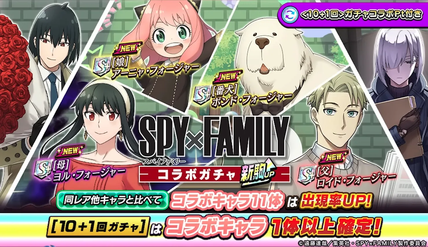 スパイファミリーコラボガチャの画像