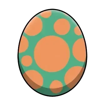 ガノトトス亜種の卵模様