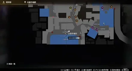 神室町チャンピオン街のマップ