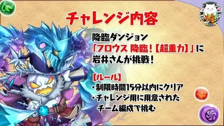 チャレンジ内容