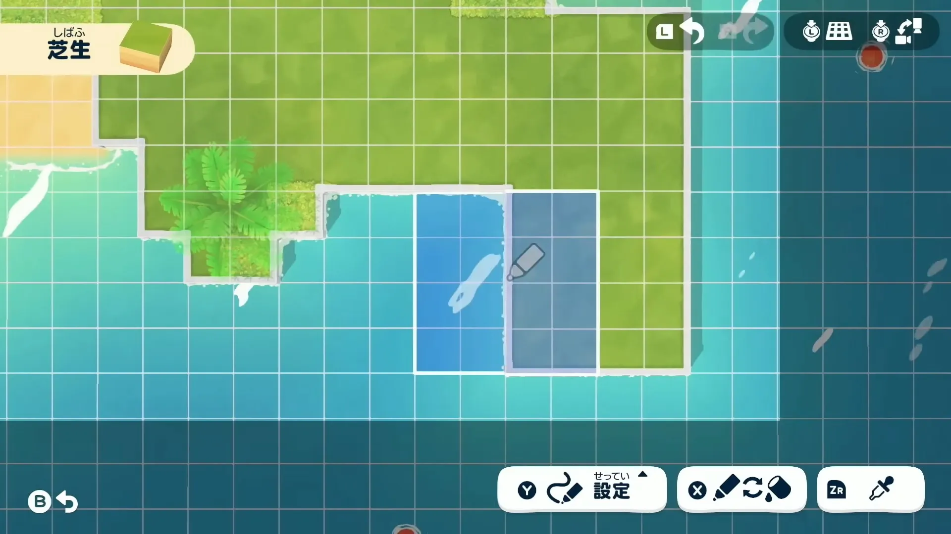 トモダチコレクション わくわく生活「島の陸地増やし」