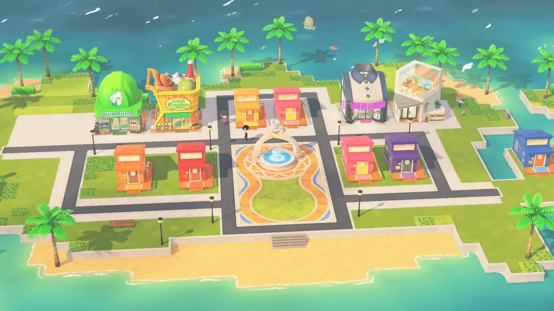 島を発展させて住民が生活しやすい空間を作る