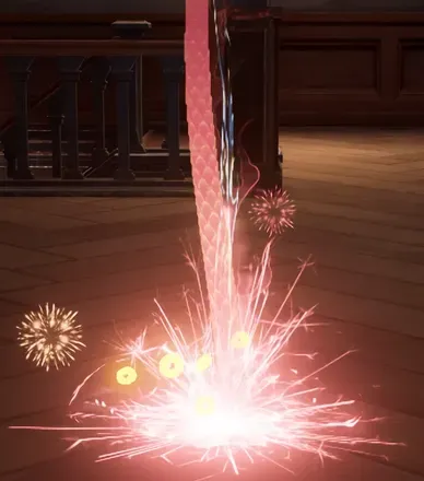 花火繚乱・ペルシアンレッド