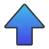 ↑