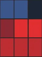 中島大輔（ROOKIE）のホット・コールドゾーン画像