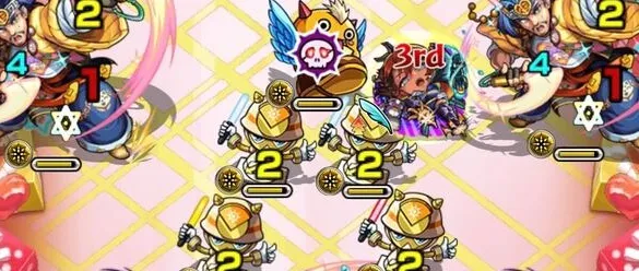 複数の雑魚に触れて攻撃しよう