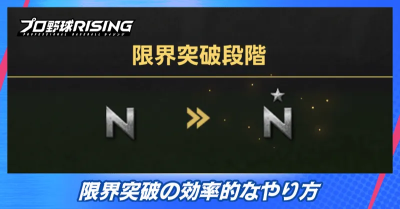 限界突破の効率的なやり方