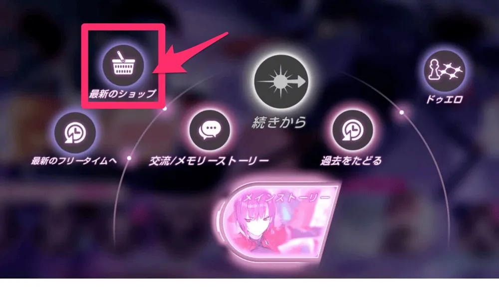 ショップの場所とアイテム一覧